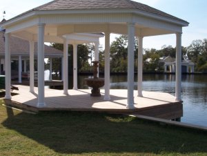 Designed by Ms. Carolyn Barnes, built by Vines Piers, Inc.